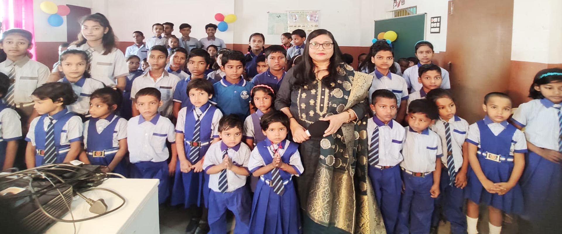 slider in Adarsh Vidya Mandir, Bhagalpur